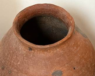 Primitive Mexican Pottery on Stand 062	16 inches high	
