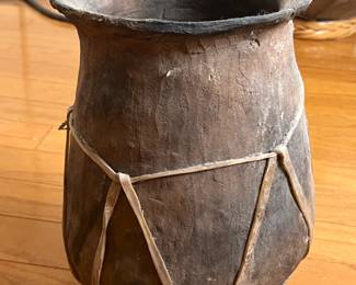 Primitive Mexican Pot Decor 074	11 inches high	

