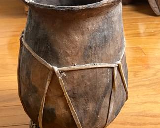 Primitive Mexican Pot Decor 074	11 inches high	

