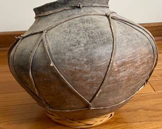 Primitive Mexican Pot Decor 075	14 inches high	
