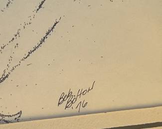 Bob Bolton Art Native American Woman	Frame: 19 x 15in	
