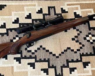 Pre-64 Winchester Model 70 Featherweight .308 Win Rifle w/ Burris 4x Fullfield Scope M70 1952	Total Length: 43in	
