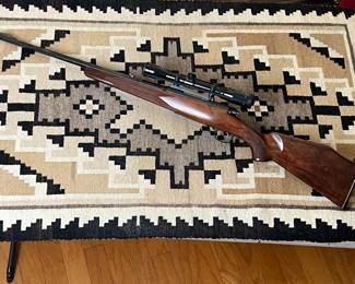 Pre-64 Winchester Model 70 Featherweight .308 Win Rifle w/ Burris 4x Fullfield Scope M70 1952	Total Length: 43in	
