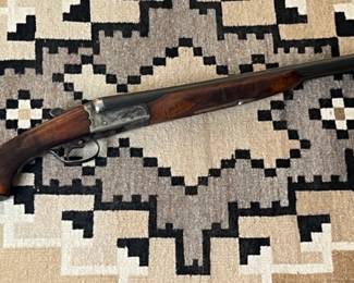 AYA Matador II Shotgun 20 Gauge Side by Side 	Total Length: 45in Long	
