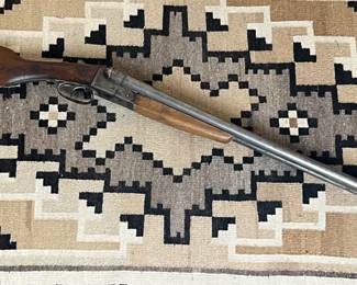 Remington Arms 1900 Damascus Side by Side Shotgun 	Total Length: 46.5in	
