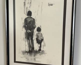 Aldo Luongo Father & Son Framed Art Print		
