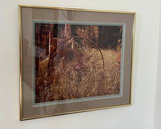 It's Time to Rest Signed Framed Photo Print 1984 Kaley 		
