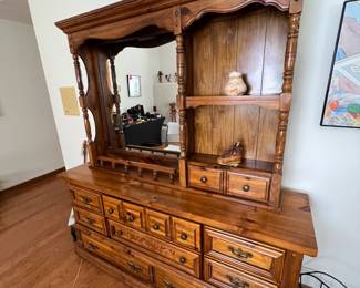 Vintage Dresser Hutch		
