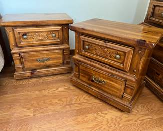 2pc Vintage Night Stands PAIR		
