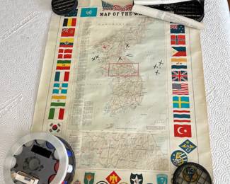 Original Stars & Stripes Korean War Map. 1953		
