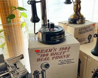 Jim Beam Decanter 1904 100 Digit Phone		
