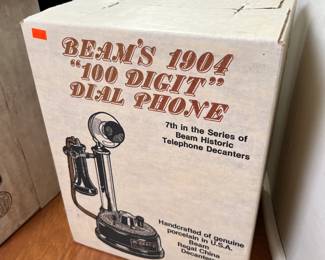 Jim Beam Decanter 1904 100 Digit Phone #2		
