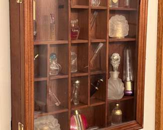 Vintage Perfume Wall Display		
