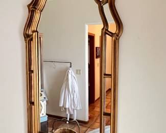 Large Gold Framed Mirror		
