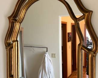 Large Gold Framed Mirror		
