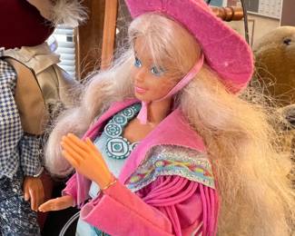 Ken & Barbie Cowboy Dolls Mattel 1968 Indonesia		
