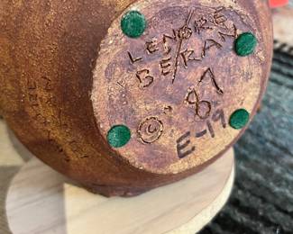 Lenore Beran Original Sculpture Head Vase 		
