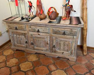 Large Rustic Console		
