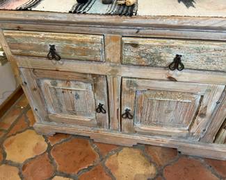 Large Rustic Console		

