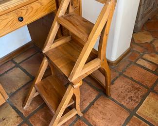 Vintage Morphing Step Ladder Chair		
