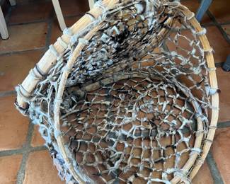Primitive Native American Fish Basket 		

