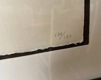 Signed/Numbered  RC Gorman Anaba Litho Lithograph Framed Print 1980	Frame: 30 x 37.5in	
