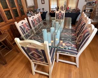9pc Southwest Table & Chair Set		
