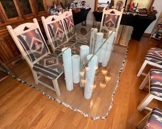 9pc Southwest Table & Chair Set		
