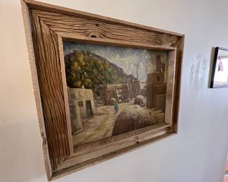 Original Art H Messer Pueblo Villa		
