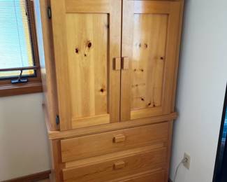 Pine Wardrobe Cabinet		
