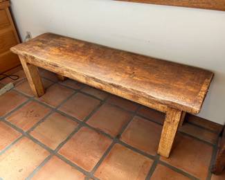 Rustic Long Bench		
