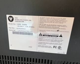 Vizio 42in 1080p LCD TV E420VL		
