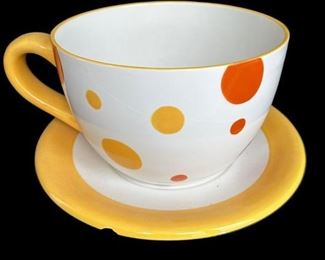 Large Tea Cup Planter