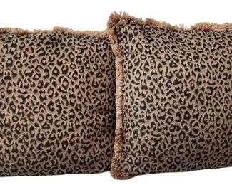 Custom Leopard Print Pillows