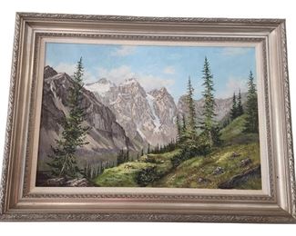 Framed Landscape Painting