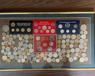 First Coins of the Russian Republic 
Soviet Union Uncirculated Set
East German Uncirculated Set
Souvenir Vaticano

