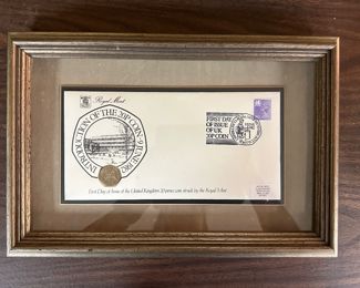 Introduction of the 20P Coin - First Day Issue Stamp - UK