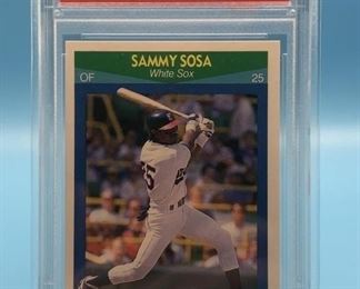 Graded Sammy Sosa Card