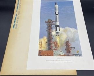 Vintage Original NASA Gemini Launch