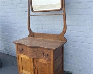 Vintage Wooden Credenza