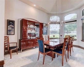 Dining Room Set Bellagio, African Rosewood Gloss