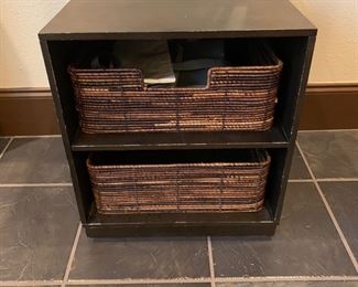 1 Two Shelf w/Baskets