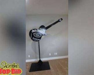 One of a Kind Promotional Jack Daniels wood and metal display sign, excellent condition