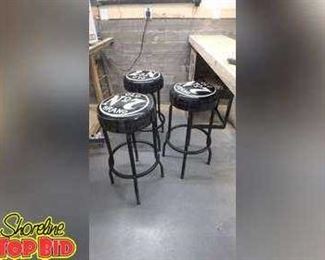 3 Jack Daniels No. 7 Stools