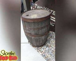 Antique Whiskey Barrel