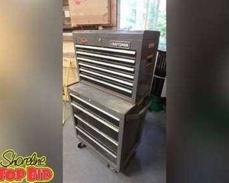 Craftsman Double Tool Chest Ball Bearing Drawers  Contents are NOT Included