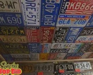 Huge License Plate Collection from all over various states years
