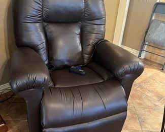 leather lift chair