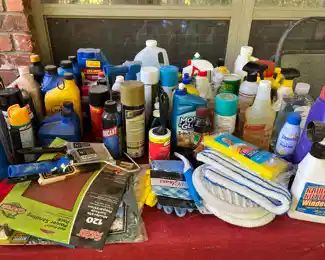 household chemicals and cleaners