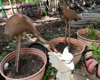 planters and lawn art